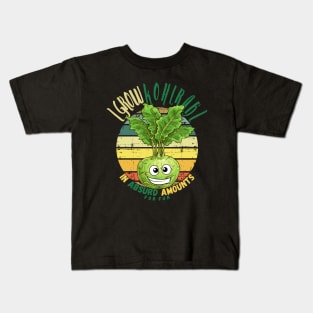 I Grow Kohlrabi In Absurd Amounts For Fun. Kids T-Shirt